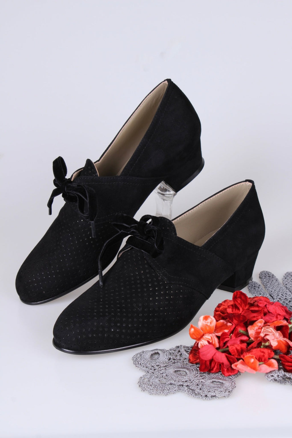 low heeled black dress shoes 1940s Derby - heel - Boonatu Black Dresser for New_MD_527 Step into elegance and Color:Emerald Green