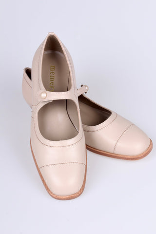 1920s everyday shoe - Cream - Ruby - memery