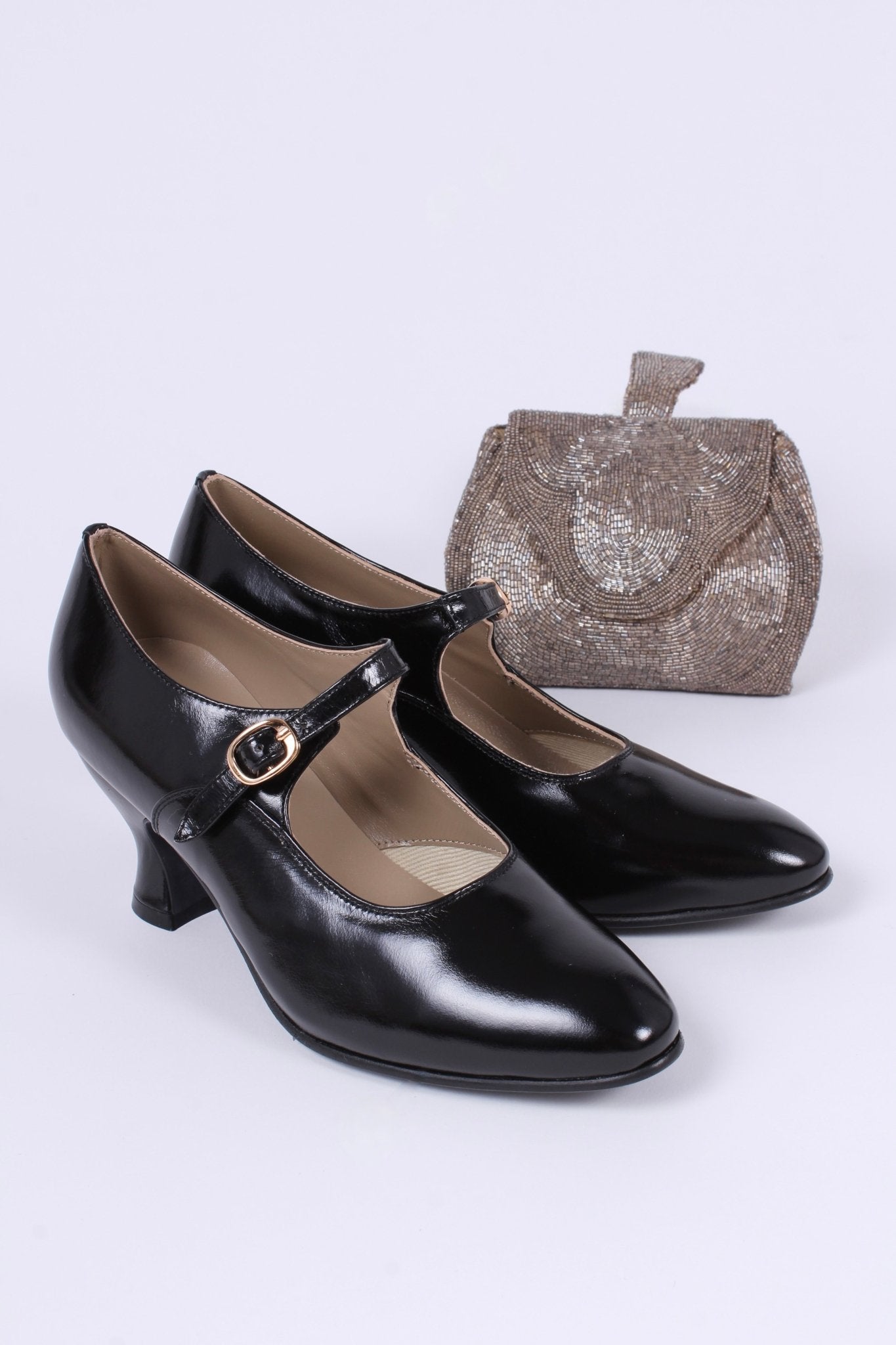 1920s Mary Jane shoes - Black