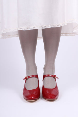 1920's Mary Jane shoes - Red - Yvonne - memery