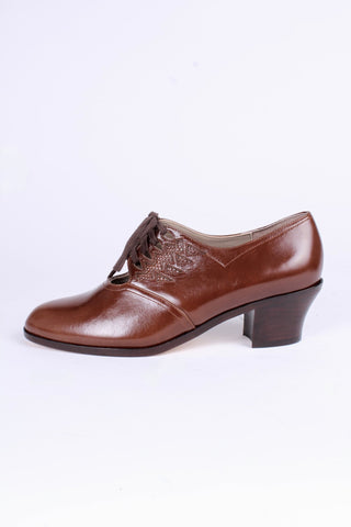 1930s Oxford shoes - brown - Emma - memery