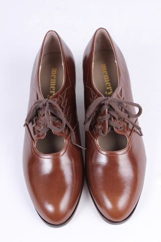 1930s Oxford shoes - brown - Emma - memery