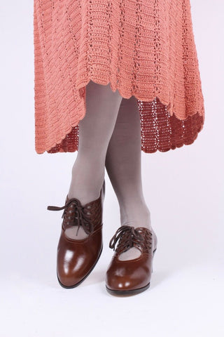 1930s Oxford shoes - brown - Emma - memery