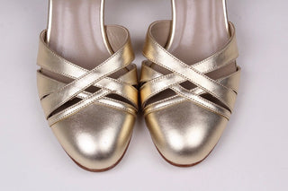 1930s sandal - Gold - Marlene - memery