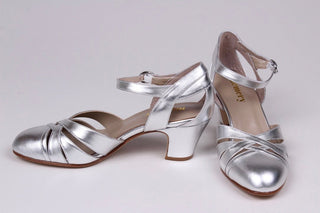 1930s sandal - Silver - Marlene - memery