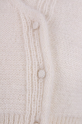 1940s / 1950s vintage style mohair cardigan - Cream - Kirsten - memery