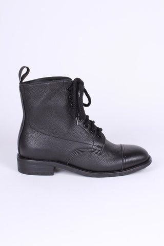 1940s Women's Military Boots - Black - Robbie - memery