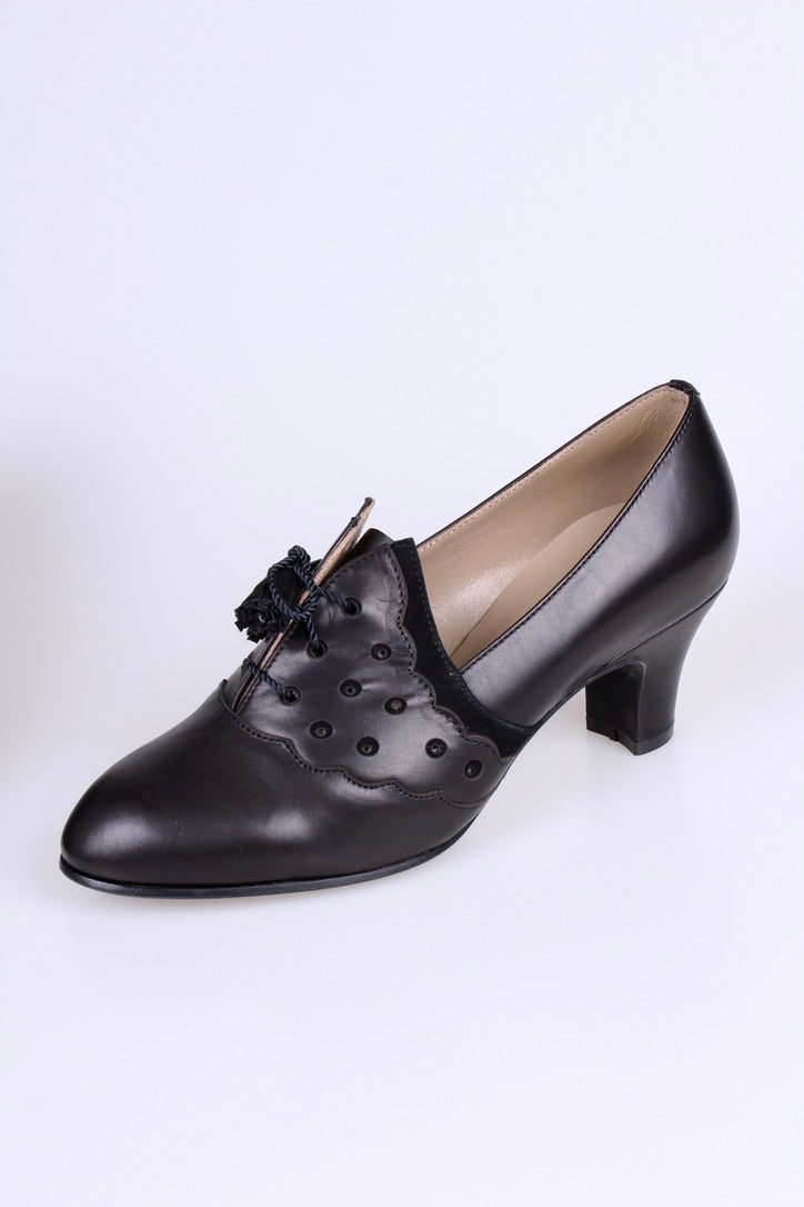 black shoes for women close shoes with heels school shoes for women |  Shopee Philippines