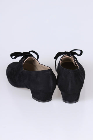 40s Derby shoes - Low heel - black - Esther - memery