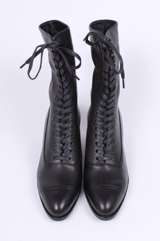 Edwardian everyday walking boot, 1910 - Black - Alice