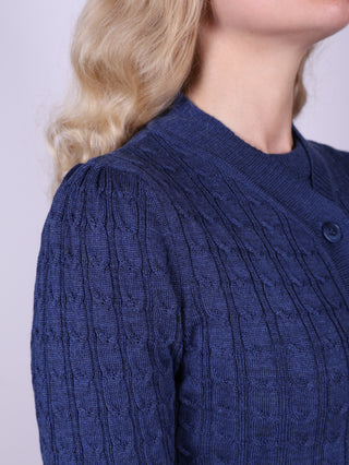 1940s style Cardigan - Blue - Joanne
