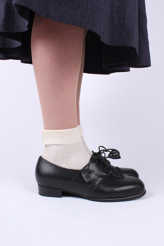 Everyday Derby shoe- 40s - Black- Billie