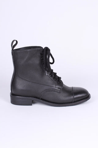 1940s Women's Military Boots - Black - Robbie