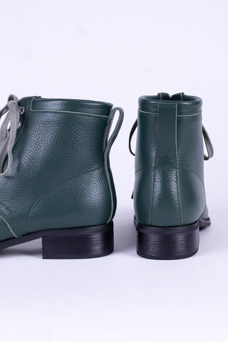 Bottes d'hiver des années 1930/1940 avec doublure en fourrure - Marron - Rita