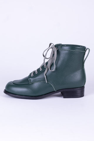 Bottes d'hiver des années 1930/1940 avec doublure en fourrure - Marron - Rita