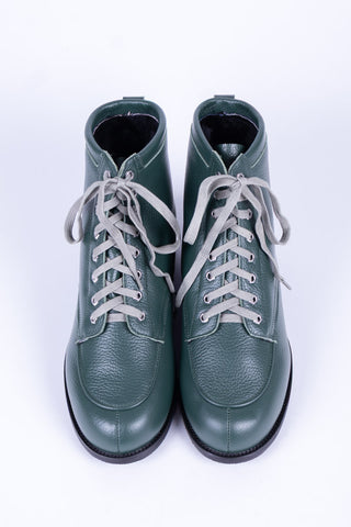 Bottes d'hiver des années 1930/1940 avec doublure en fourrure - Marron - Rita