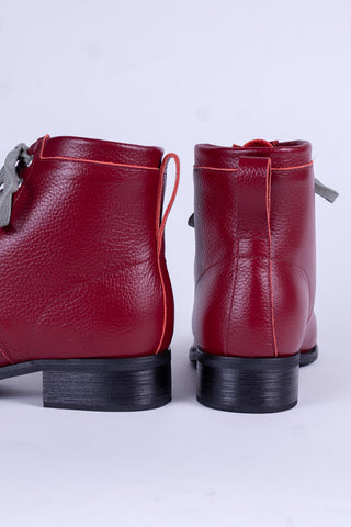 Bottes d'hiver des années 1930/1940 avec doublure en fourrure - Marron - Rita