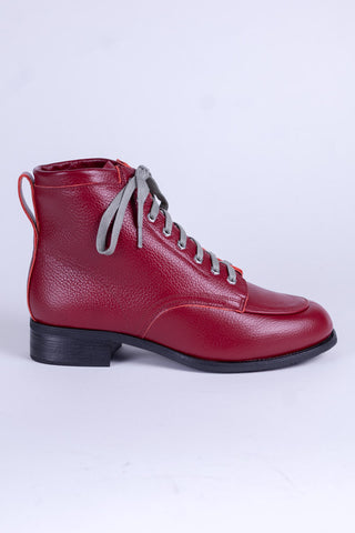 Bottes d'hiver des années 1930/1940 avec doublure en fourrure - Marron - Rita