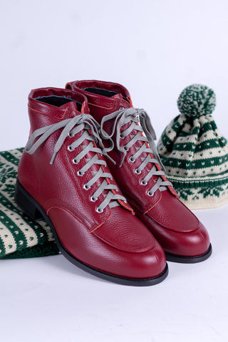 Bottes d'hiver des années 1930/1940 avec doublure en fourrure - Marron - Rita