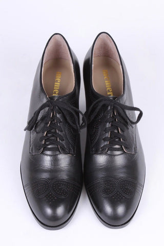 Classic 1930s Oxfords - Black - Juliette - memery