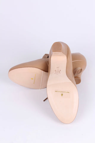 Classic, everyday late 1920's pumps - Cream - Charlotte - memery