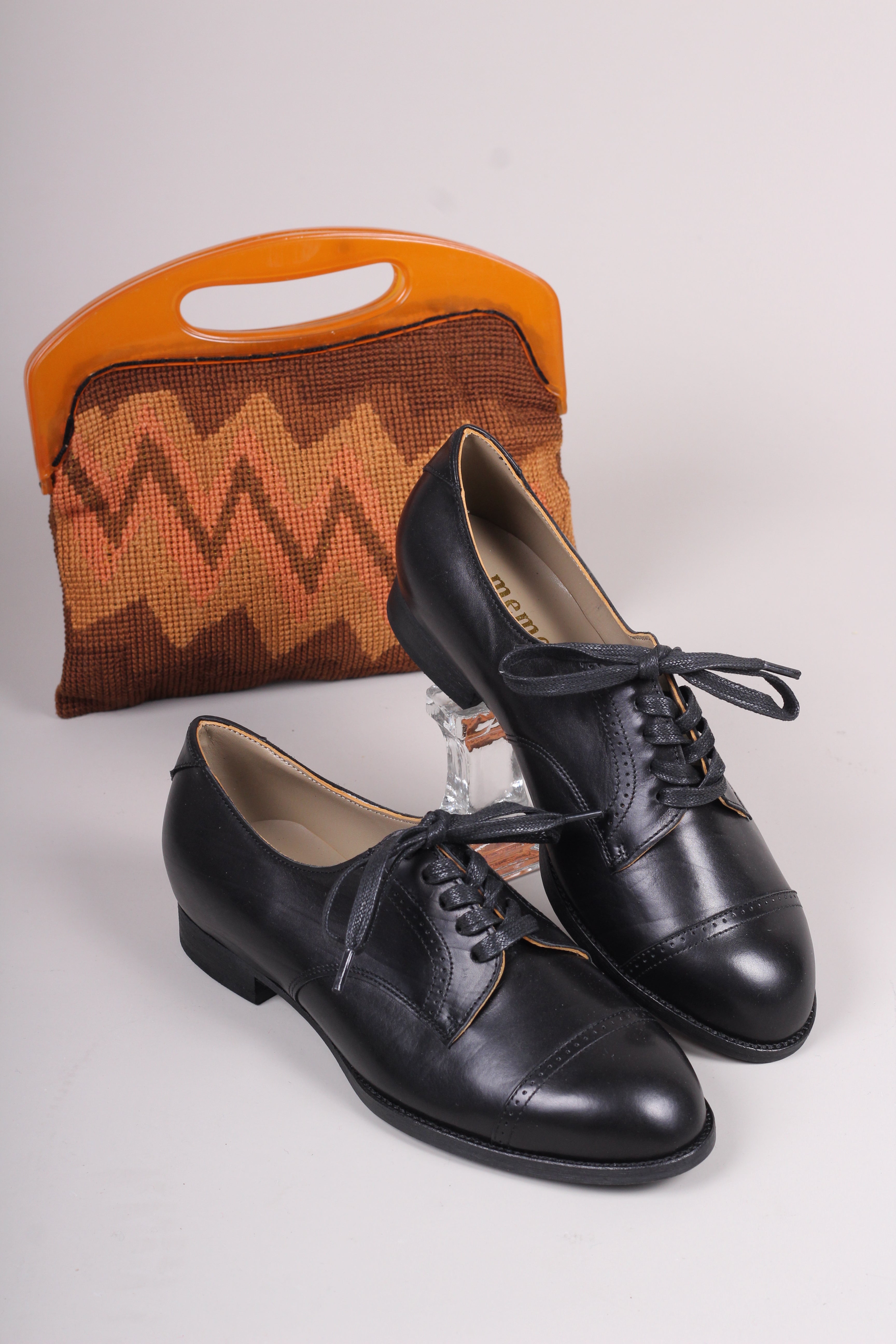 1940s Derby shoes Black Eleanor – memery1