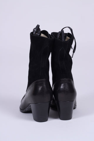 1900s Edwardian Style Boots - black - Victoria - memery