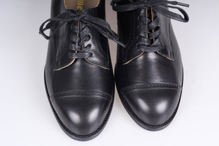 1940s Derby shoes - Black - Eleanor - memery